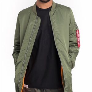 Alpha Industries MA-1 Long Bomber Jacket